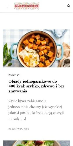 Anteprima del sito Smacznie i Zdrowo, media di Polonia per articoli sponsorizzati