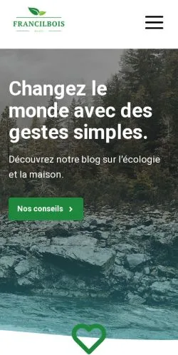 Anteprima del sito Francilbois, media di Francia per articoli sponsorizzati