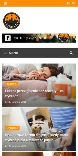 Podgląd witryny Citymag, medium z kraju Polska do artykułów sponsorowanych