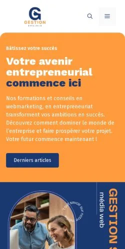 Anteprima del sito Gestion Sociale, media di Francia per articoli sponsorizzati
