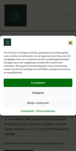 Anteprima del sito Groene Stijl, media di Paesi Bassi per articoli sponsorizzati