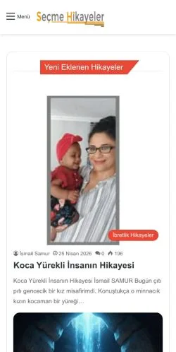 Anteprima del sito Seçme Hikayeler, media di Turchia per articoli sponsorizzati