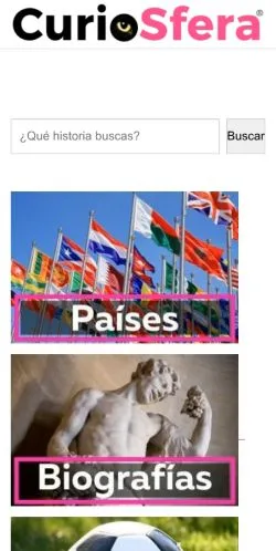 Anteprima del sito CurioSfera-Historia, media di Spagna per articoli sponsorizzati