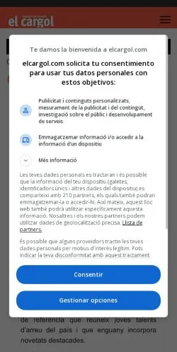 Preview of the INICI website, a media outlet in Spain for sponsored articles