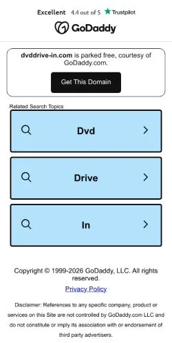 Vorschau der Website dvddrive-in, Medium aus Vereinigte Staaten für gesponserte Artikel
