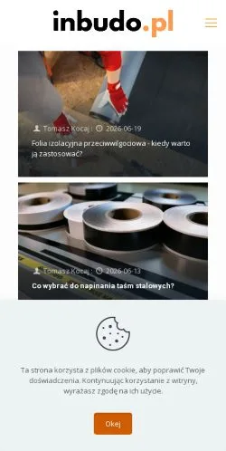 스폰서 기사용 폴란드 매체 Inbudo 사이트 미리보기