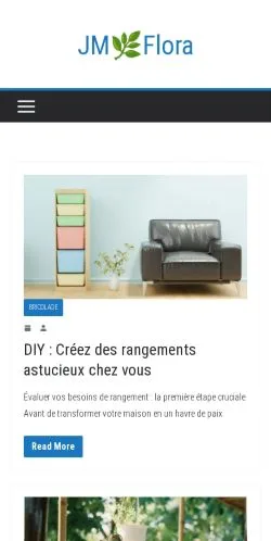 Pré-visualização do site JM🌿Flora -, meio de França para artigos patrocinados