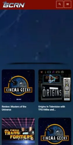 スポンサード記事向けのアメリカ合衆国メディア、GeekCast Radioのサイトプレビュー