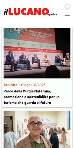 Anteprima del sito Il Lucano Magazine, media di Italia per articoli sponsorizzati