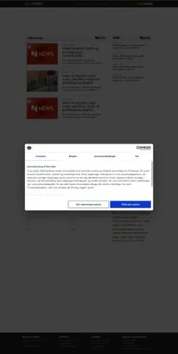 Forhåndsvisning av nettstedet GodStart, medium fra Danmark for sponsede artikler