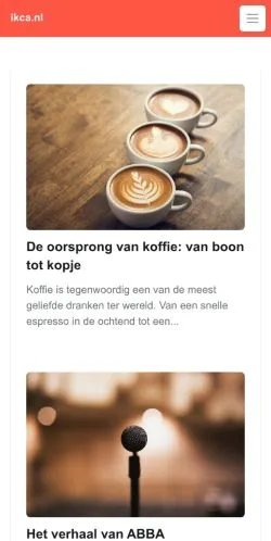 Forhåndsvisning af IKCA Startpagina, medie fra Nederlandene til sponsorerede artikler