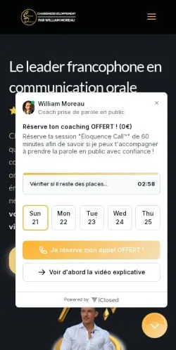 Anteprima del sito Charisme Developpement, media di Francia per articoli sponsorizzati