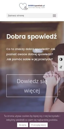 Anteprima del sito Dobra Spowiedź, media di Polonia per articoli sponsorizzati