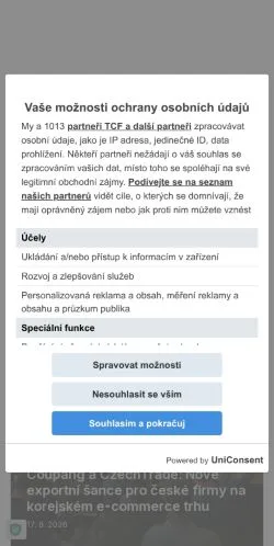 Preview of the PROFI Poradenství & Finance website, a media outlet in Czechia for sponsored articles