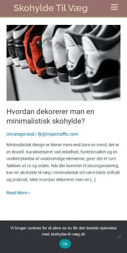 Podgląd witryny Skohylde til væg, medium z kraju Dania do artykułów sponsorowanych
