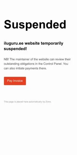 Voorbeeld van de site Suspended, medium uit Verenigde Staten voor gesponsorde artikelen