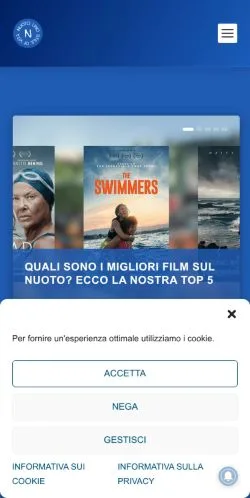 스폰서 기사용 이탈리아 매체 Nuoto Uno Stile Di Vita 사이트 미리보기