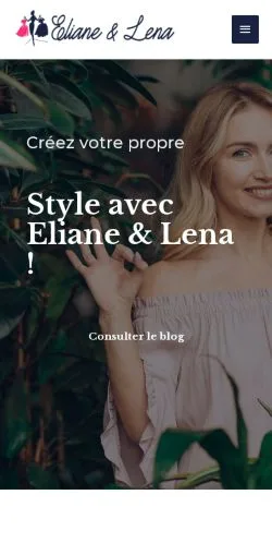 Anteprima del sito Eliane & Lena, media di Francia per articoli sponsorizzati