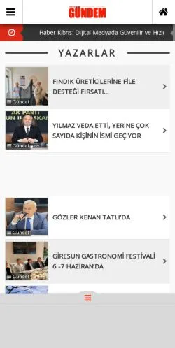 Podgląd witryny Giresun Gündem, medium z kraju Turcja do artykułów sponsorowanych
