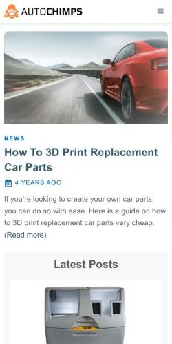 Vista previa del sitio 3D Beginners, medio de Estados Unidos para artículos patrocinados