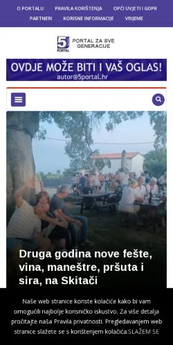 Podgląd witryny 5Portal Labin Istra, medium z kraju Stany Zjednoczone do artykułów sponsorowanych