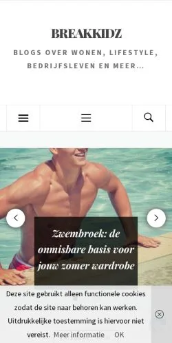 Anteprima del sito Breakkidz, media di Paesi Bassi per articoli sponsorizzati