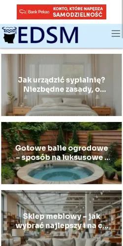 Voorbeeld van de site Edsm, medium uit Polen voor gesponsorde artikelen