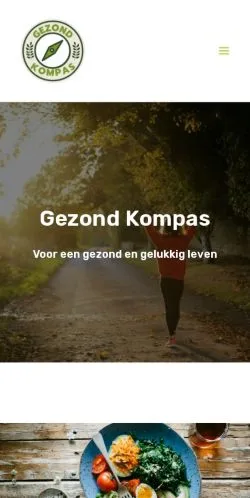 Anteprima del sito Gezond Kompas, media di Paesi Bassi per articoli sponsorizzati