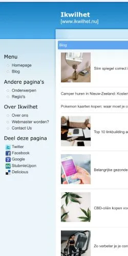 Anteprima del sito Ikwilhet, media di Stati Uniti per articoli sponsorizzati