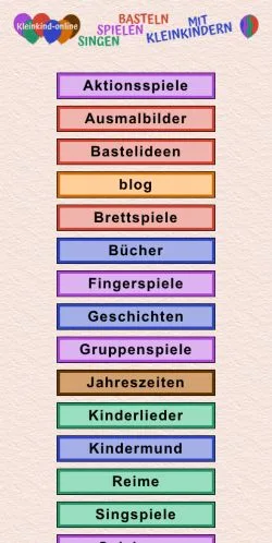Anteprima del sito Kleinkind Online, media di Germania per articoli sponsorizzati