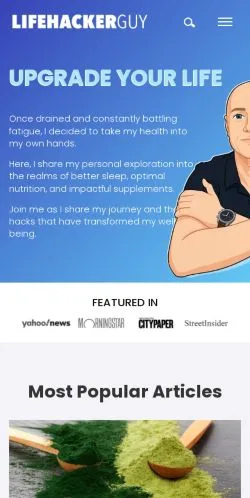 Forhåndsvisning af LifeHacker Guy, medie fra USA til sponsorerede artikler