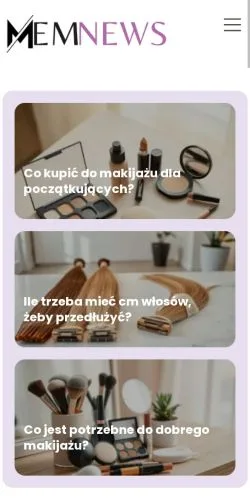 Anteprima del sito Memnews, media di Polonia per articoli sponsorizzati