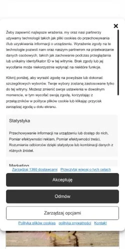 Voorbeeld van de site MIUMAG, medium uit Polen voor gesponsorde artikelen