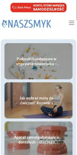 Anteprima del sito Nasz Smyk, media di Polonia per articoli sponsorizzati