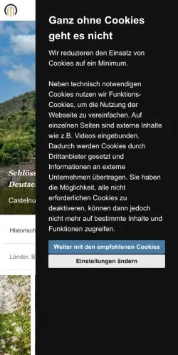 Anteprima del sito Schlösser & Herrenhäuser, media di Germania per articoli sponsorizzati
