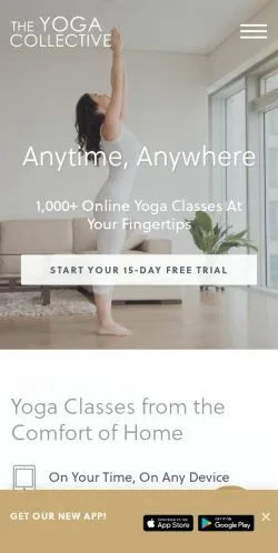 Anteprima del sito The Yoga Collective, media di Stati Uniti per articoli sponsorizzati