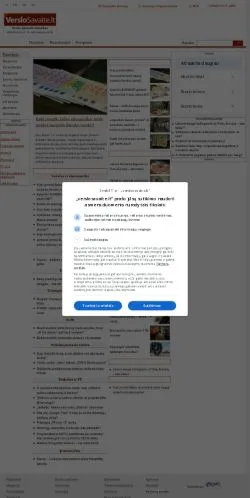 스폰서 기사용 미국 매체 VersloSavaite 사이트 미리보기