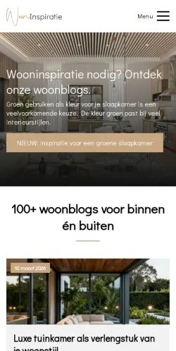 Podgląd witryny Wooninspiratie, medium z kraju Holandia do artykułów sponsorowanych