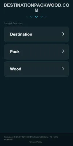 Anteprima del sito Destination Packwood, media di Stati Uniti per articoli sponsorizzati
