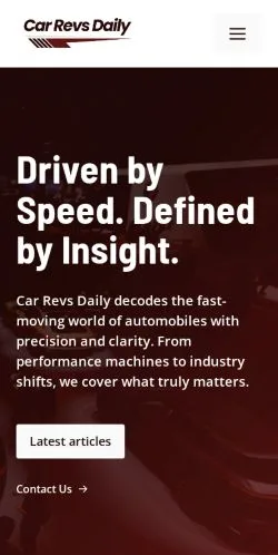 Anteprima del sito Car Revs Daily, media di Stati Uniti per articoli sponsorizzati