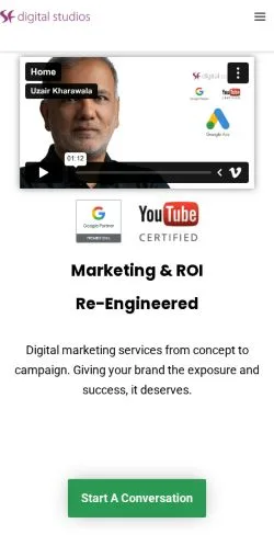 Anteprima del sito SF Digital, media di Regno Unito per articoli sponsorizzati