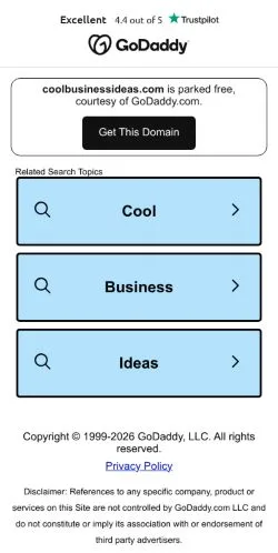 Anteprima del sito Cool Business Ideas, media di Stati Uniti per articoli sponsorizzati