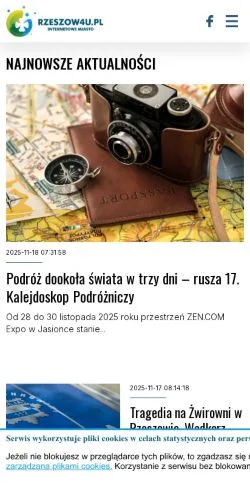 Podgląd witryny Rzeszow4u, medium z kraju Polska do artykułów sponsorowanych