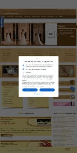 Anteprima del sito ?lub Wesele, media di Polonia per articoli sponsorizzati