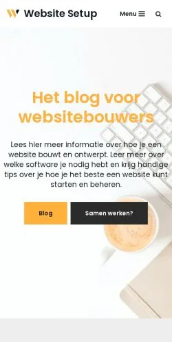 Anteprima del sito Website Setup, media di Paesi Bassi per articoli sponsorizzati