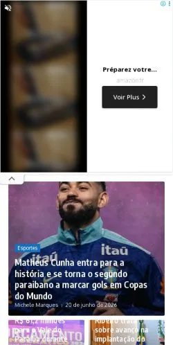 Podgląd witryny Portal Mídia, medium z kraju Brazylia do artykułów sponsorowanych