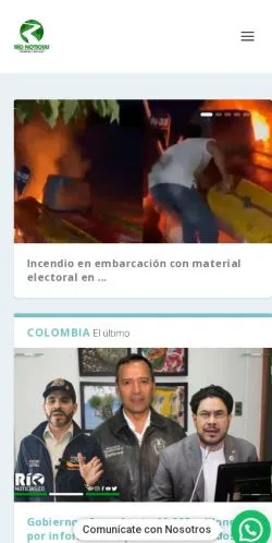 Vorschau der Website Río Noticias, Medium aus Spanien für gesponserte Artikel