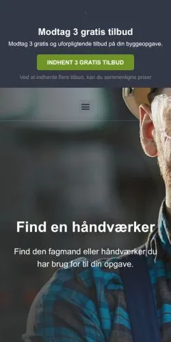 Forhåndsvisning av nettstedet Bolign, medium fra Danmark for sponsede artikler