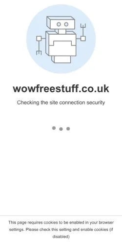 Anteprima del sito Wow Free Stuff, media di Regno Unito per articoli sponsorizzati