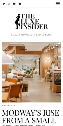Anteprima del sito The Luxe Insider, media di Stati Uniti per articoli sponsorizzati